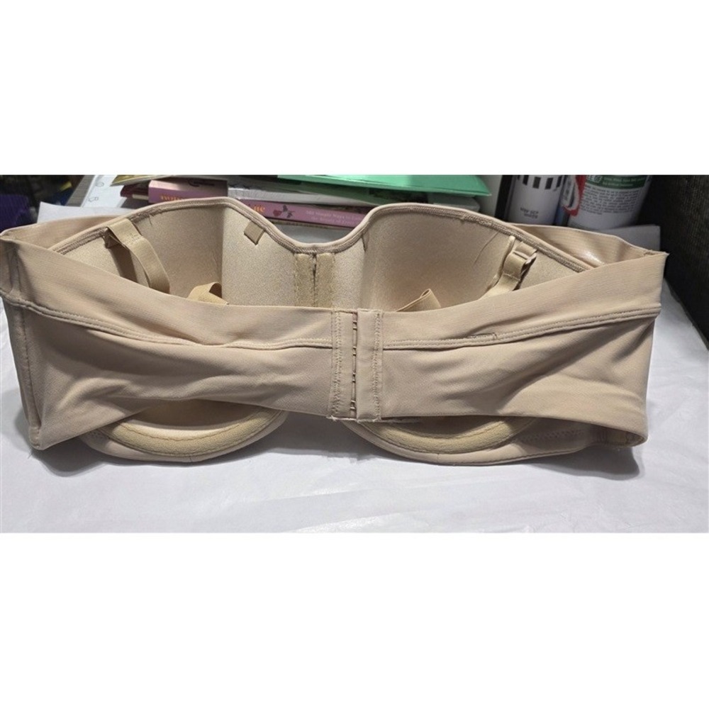 NWOt Bali 40DD One Smooth U Strapless Multiway Smoothing Bra 6562 Beige 108102 - Picture 4 of 4